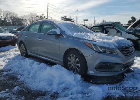 2015 Hyundai Sonata Sport z USA, uszkodzony, nr VIN 5NPE34AF0FH056989